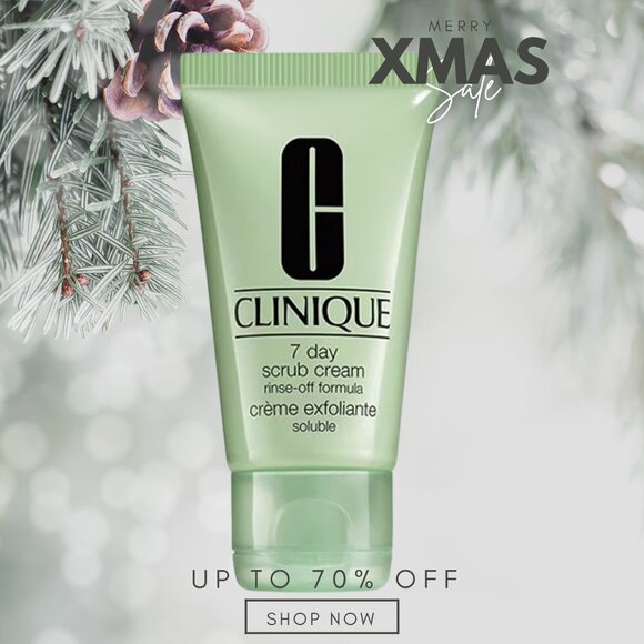 Clinique 7 Day Face Scrub Cream 30ml Rinse-Off Formula - Picture 1 of 4